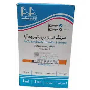 سرنگ انسولین یک سی سی آوا