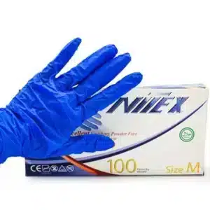 دستکش نیتریل آبی OP-Perfect Nitex حریر 100 عددی