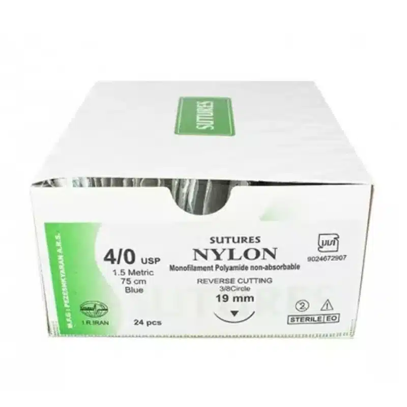 نخ بخیه نایلون سوجرز Sutuers 1 نخ بخیه نایلون سوجرز Sutuers